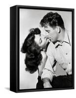 Burt Lancaster, Ava Gardner "The Killers",l 1946, Directed by Robert Siodmak-null-Framed Stretched Canvas