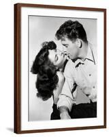 Burt Lancaster, Ava Gardner "The Killers",l 1946, Directed by Robert Siodmak-null-Framed Photographic Print