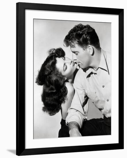 Burt Lancaster, Ava Gardner "The Killers",l 1946, Directed by Robert Siodmak-null-Framed Photographic Print