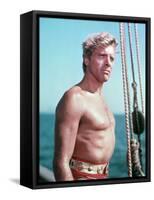 Burt Lancaster. "The Crimson Pirate" 1952, Directed by Robert Siodmak-null-Framed Stretched Canvas