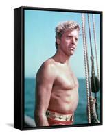 Burt Lancaster. "The Crimson Pirate" 1952, Directed by Robert Siodmak-null-Framed Stretched Canvas