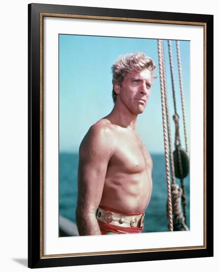 Burt Lancaster. "The Crimson Pirate" 1952, Directed by Robert Siodmak-null-Framed Photographic Print