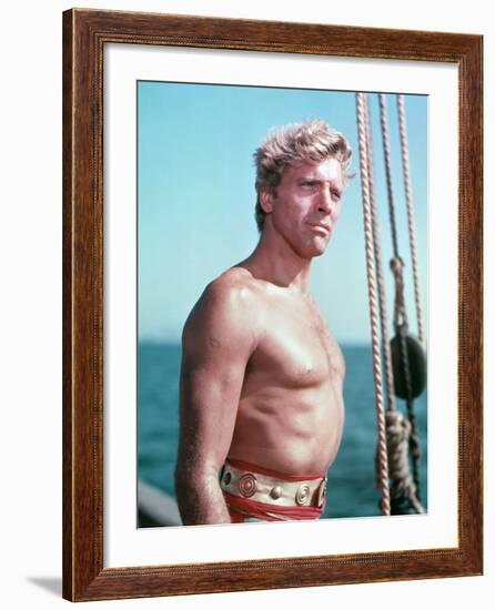 Burt Lancaster. "The Crimson Pirate" 1952, Directed by Robert Siodmak-null-Framed Photographic Print