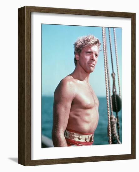 Burt Lancaster. "The Crimson Pirate" 1952, Directed by Robert Siodmak-null-Framed Photographic Print