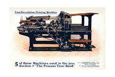 Two-Revolution Printing Machine, C1908-Burton-Rake-Framed Giclee Print