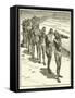 Burton's March Towards Central Africa-null-Framed Stretched Canvas