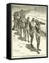 Burton's March Towards Central Africa-null-Framed Stretched Canvas