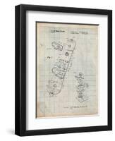 Burton Touring Snowboard Patent-Cole Borders-Framed Art Print