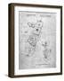 Burton Touring Snowboard Patent-Cole Borders-Framed Art Print