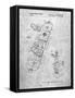 Burton Touring Snowboard Patent-Cole Borders-Framed Stretched Canvas