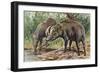 Buru Babirusa or Golden Babirusa (Babyrousa Babyrussa), Suidae-null-Framed Giclee Print