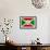 Burundi Flag Design with Wood Patterning - Flags of the World Series-Philippe Hugonnard-Framed Art Print displayed on a wall