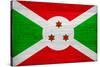 Burundi Flag Design with Wood Patterning - Flags of the World Series-Philippe Hugonnard-Stretched Canvas