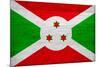 Burundi Flag Design with Wood Patterning - Flags of the World Series-Philippe Hugonnard-Mounted Art Print