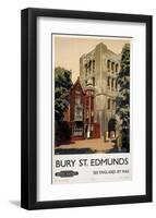 Bury Red Building-null-Framed Art Print