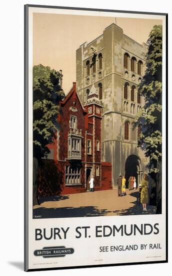 Bury Red Building-null-Mounted Art Print