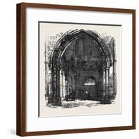 Bury St. Edmunds: Interior of the Abbey Gate 1867-null-Framed Giclee Print