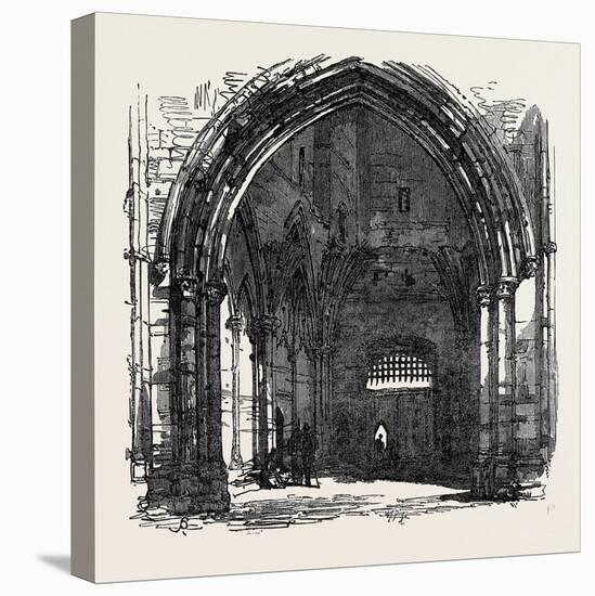 Bury St. Edmunds: Interior of the Abbey Gate 1867-null-Stretched Canvas