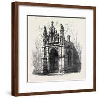 Bury St. Edmunds: Porch of St. Mary's Church 1867-null-Framed Giclee Print