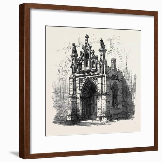 Bury St. Edmunds: Porch of St. Mary's Church 1867-null-Framed Giclee Print