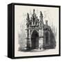 Bury St. Edmunds: Porch of St. Mary's Church 1867-null-Framed Stretched Canvas