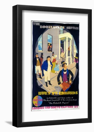 Bury the Booklover Britain-null-Framed Art Print