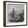 Burying a Body, France-null-Framed Art Print