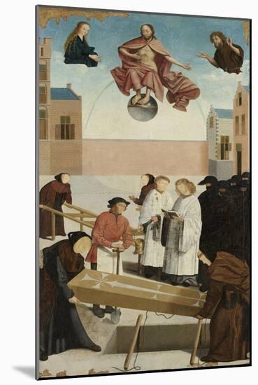Burying the Dead from The Seven Works of Mercy, 1504-Master of Alkmaar-Mounted Giclee Print