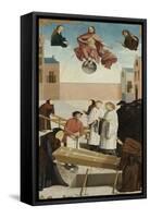 Burying the Dead from The Seven Works of Mercy, 1504-Master of Alkmaar-Framed Stretched Canvas