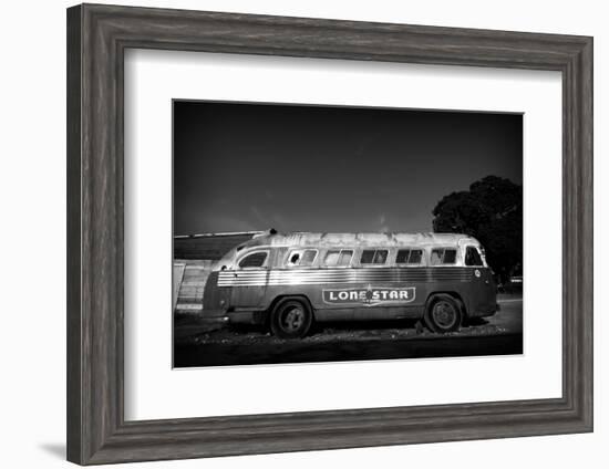 Bus 1 BW-John Gusky-Framed Photographic Print