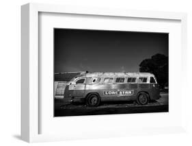 Bus 1 BW-John Gusky-Framed Photographic Print