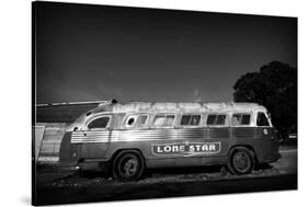 Bus 1 BW-John Gusky-Stretched Canvas