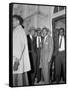 Bus Boycott Trial King-Gene Herrick-Framed Stretched Canvas