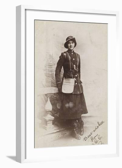 Bus Conductress, World War I-null-Framed Photographic Print