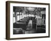 Bus Driver on Empty Bus During Boycotting by African Americans-null-Framed Photographic Print