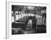 Bus Driver on Empty Bus During Boycotting by African Americans-null-Framed Photographic Print