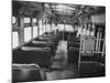 Bus Driver on Empty Bus During Boycotting by African Americans-null-Mounted Photographic Print