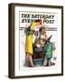 "Bus Fare," Saturday Evening Post Cover, September 9, 1939-McCauley Conner-Framed Giclee Print