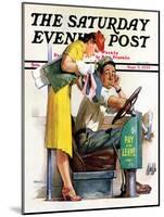"Bus Fare," Saturday Evening Post Cover, September 9, 1939-McCauley Conner-Mounted Giclee Print