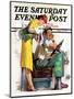 "Bus Fare," Saturday Evening Post Cover, September 9, 1939-McCauley Conner-Mounted Giclee Print