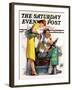 "Bus Fare," Saturday Evening Post Cover, September 9, 1939-McCauley Conner-Framed Giclee Print