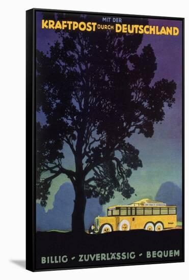 Bus in Country, 1931-Jupp Wiertz-Framed Stretched Canvas