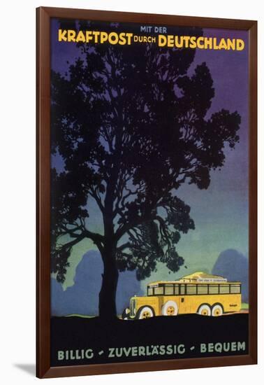 Bus in Country, 1931-Jupp Wiertz-Framed Giclee Print