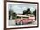 Bus in Front of Capitol Building-null-Framed Art Print