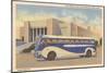 Bus in Front of Joslyn Memorial-null-Mounted Art Print