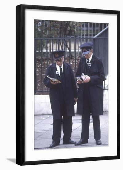 Bus Inspectors-null-Framed Photographic Print