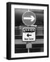 Bus Lane Sign-null-Framed Photographic Print