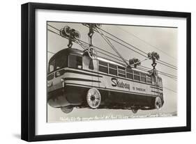 Bus-Like Tramway to Mt. Hood, Oregon-null-Framed Art Print