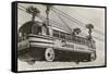 Bus-Like Tramway to Mt. Hood, Oregon-null-Framed Stretched Canvas