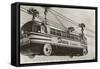 Bus-Like Tramway to Mt. Hood, Oregon-null-Framed Stretched Canvas